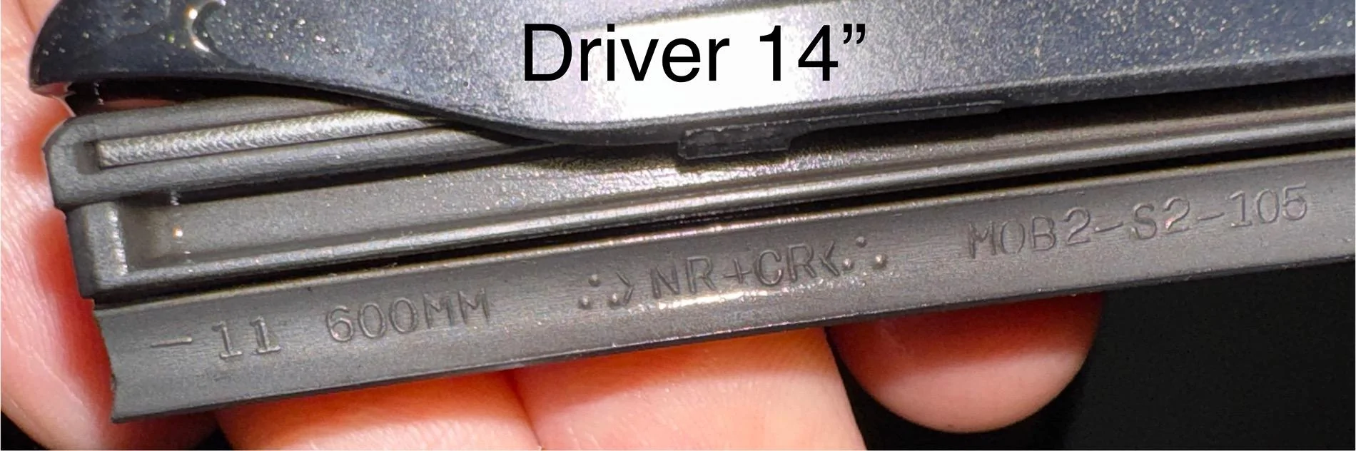 Rivian R1T R1S Wiper refills OEM IMG_3391