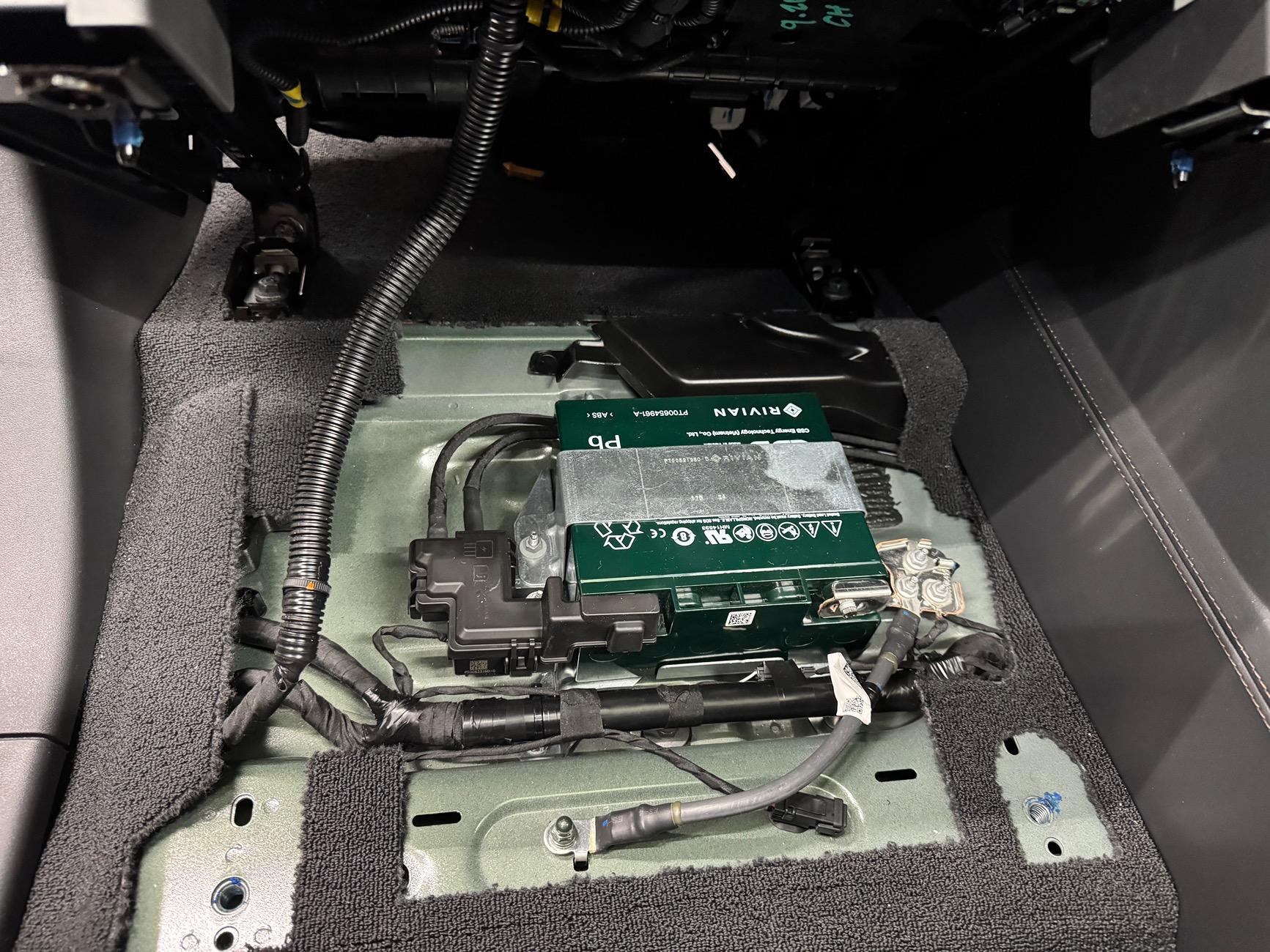 Rivian R1T R1S R1T Gen2 12v Battery Access IMG_3534