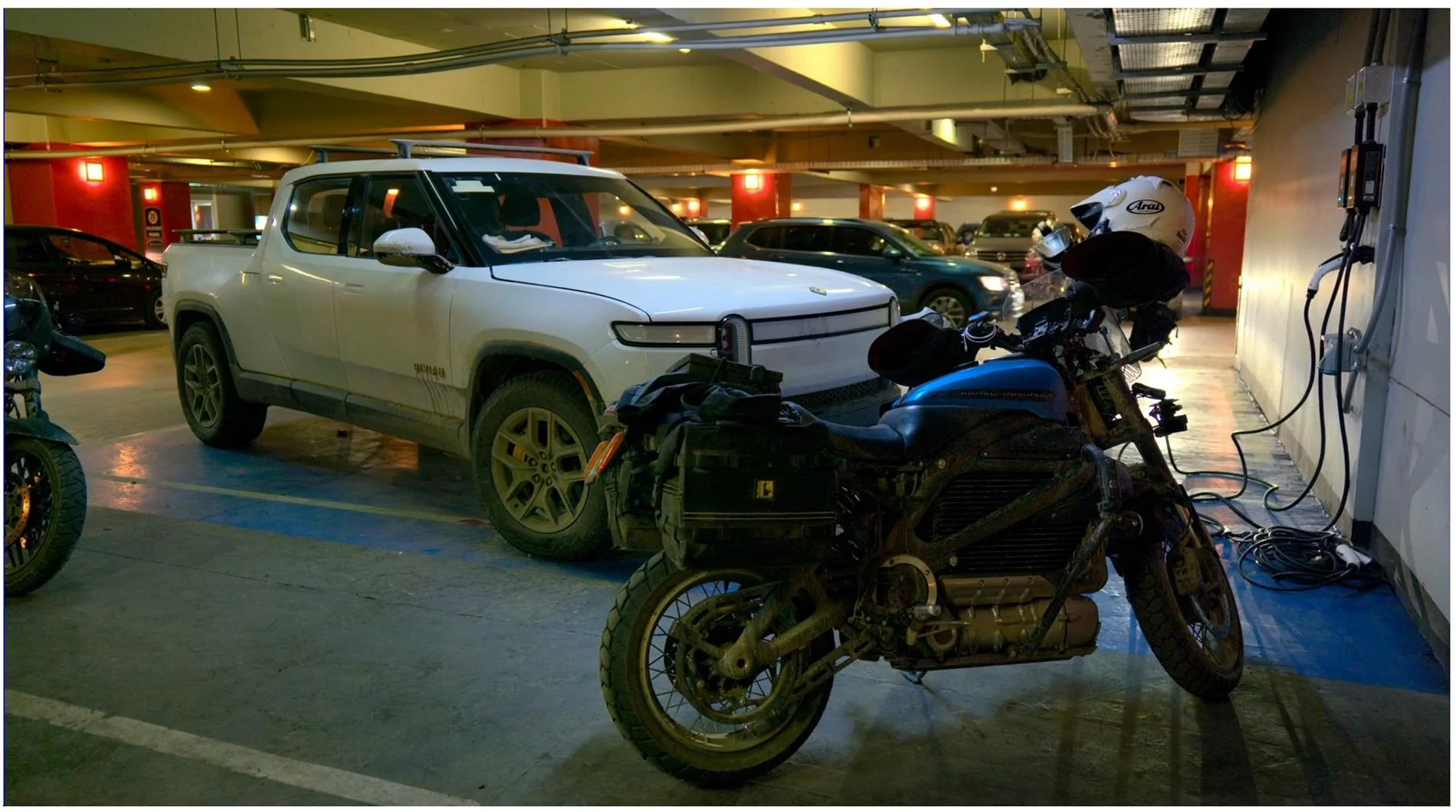 Rivian R1T R1S Reminiscence: Photos of Rivian R1T Prototypes in the Documentary, "Long Way Up" (2020) 3. Punta Arenas, Chil
