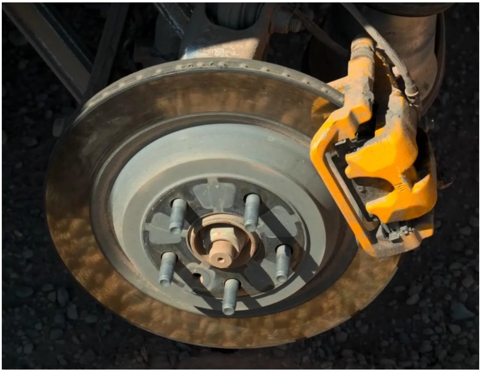 Rivian R1T R1S Reminiscence: Photos of Rivian R1T Prototypes in the Documentary, "Long Way Up" (2020) 13. Jammed Rear Brake - Argentina - 2