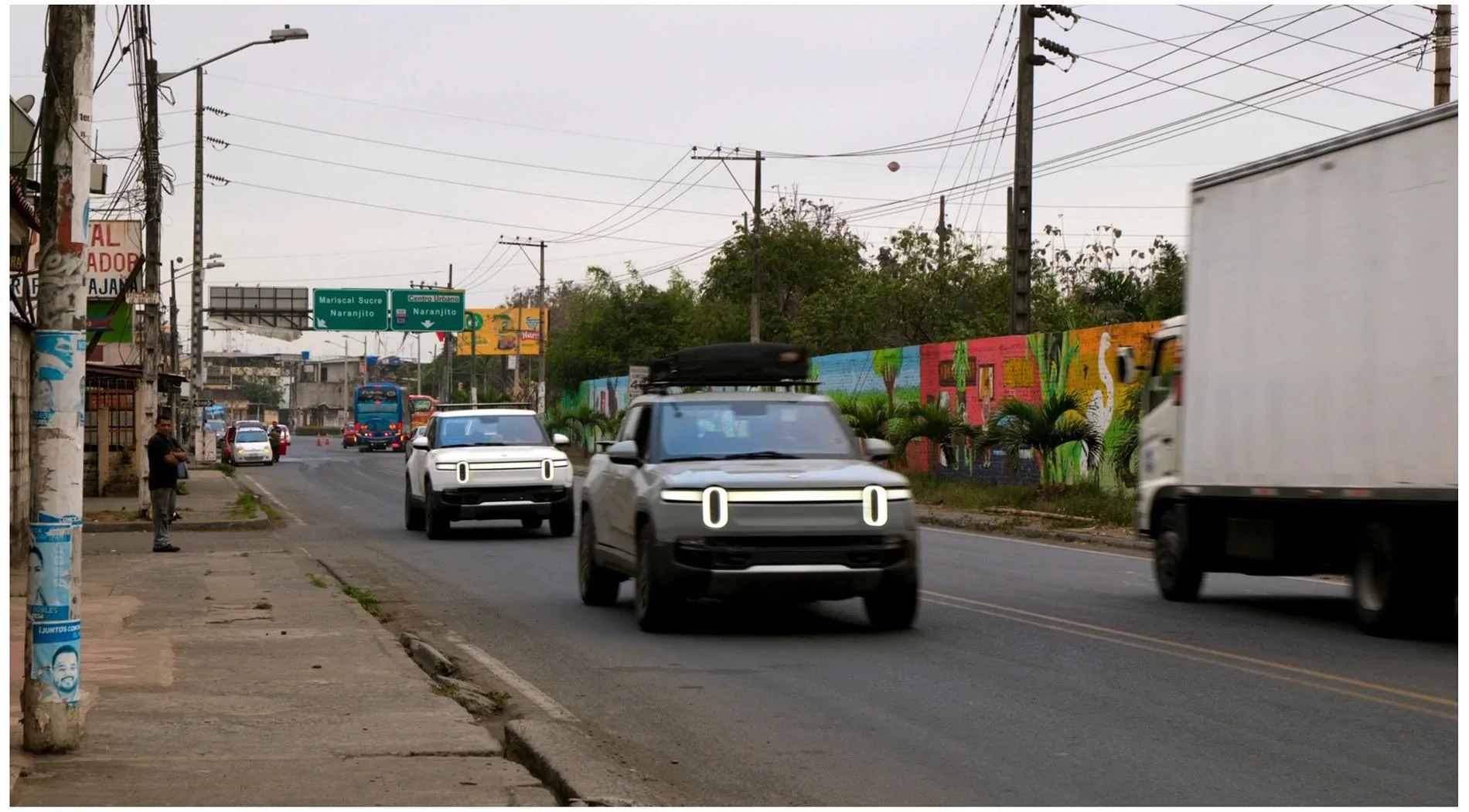 Rivian R1T R1S Reminiscence: Photos of Rivian R1T Prototypes in the Documentary, "Long Way Up" (2020) 29. Equador - 1
