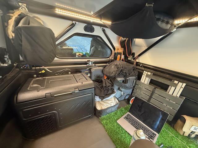 Rivian R1T R1S Recent project: modifying bed for cozy stealth camping in my R1T GFC camper IMG_2038