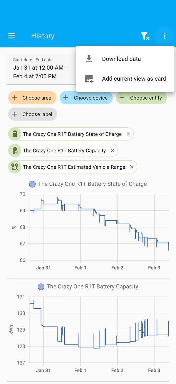 Rivian R1T R1S Analyze your Rivian's data with ChatGPT AI IMG_0468
