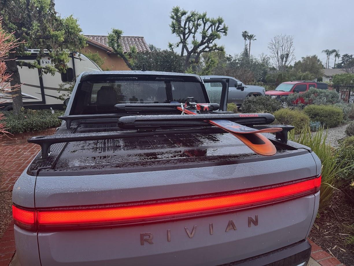 Rivian R1T R1S Yakima FatCat Mount installed IMG_2500.JPG