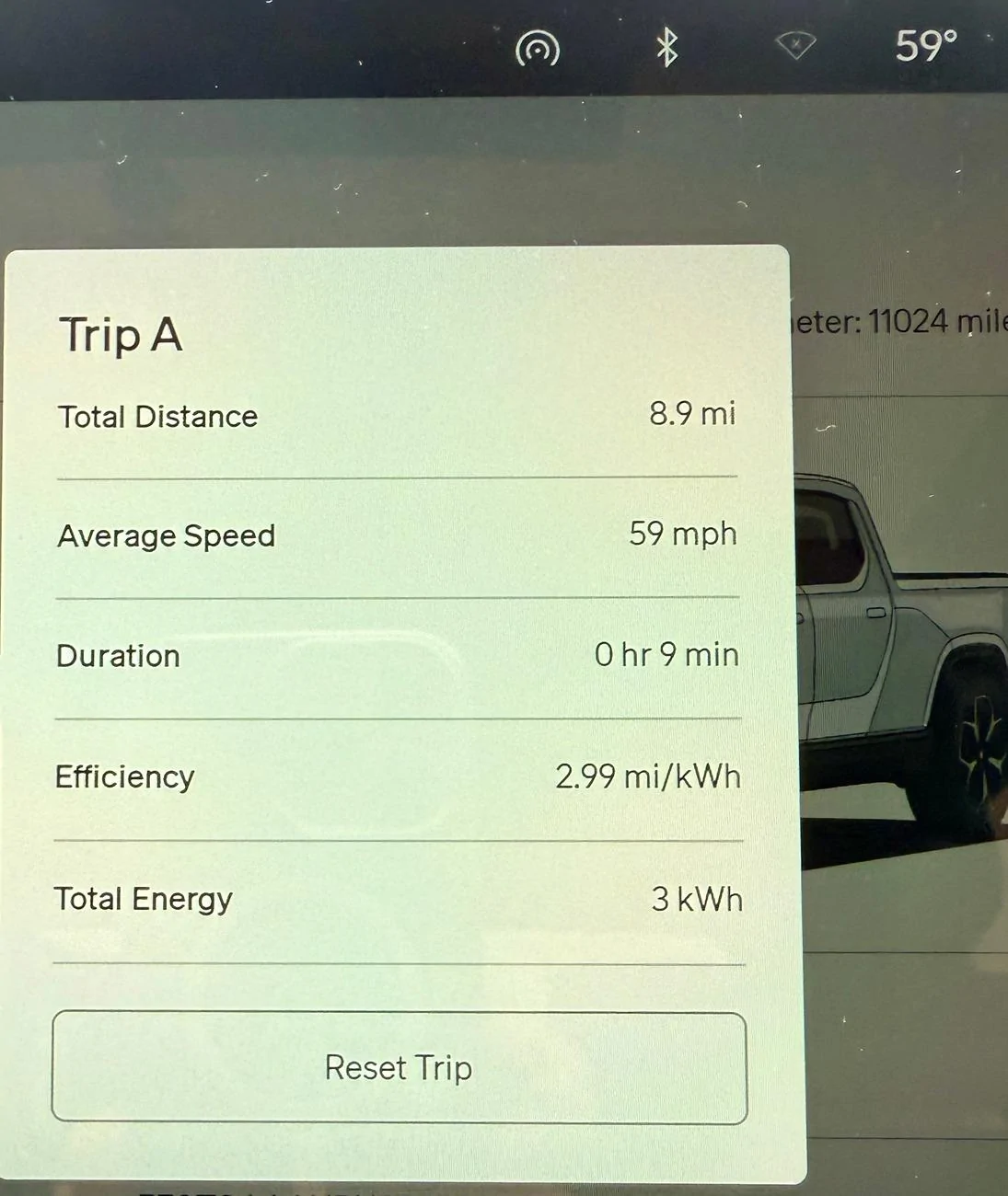 Rivian R1T R1S Quad MPK Poll: 60 mph and 60°F AP 60 60 mph 4 mph Xwind return tri