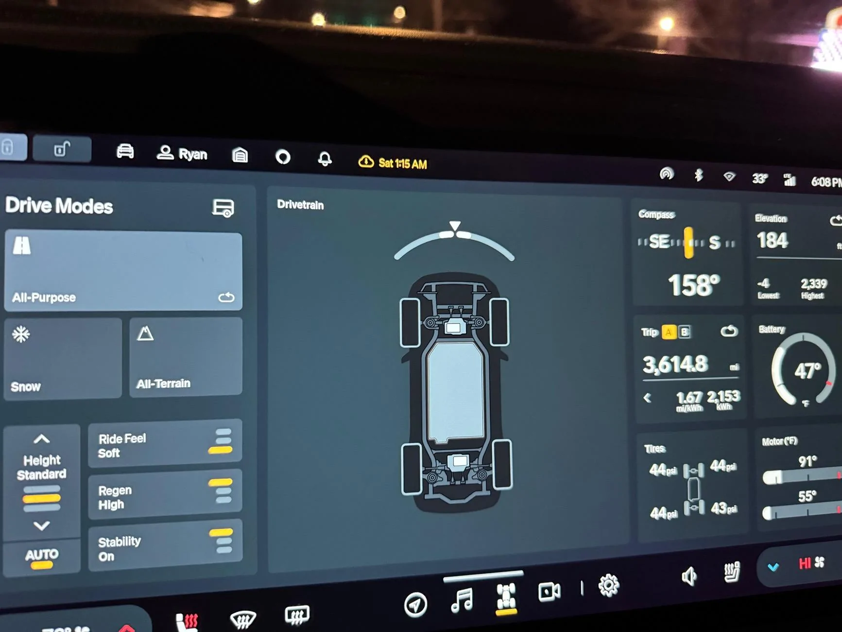 Rivian R1T R1S 2025 R1S Battery Drain IMG_1721