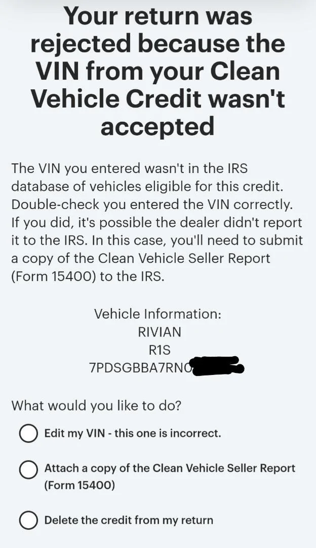 Rivian R1T R1S Rivian Tax Credit Email 1000002479