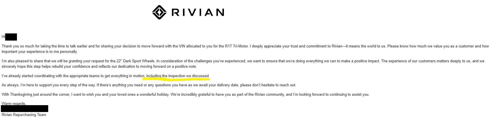 Rivian R1T R1S [Un-Resolved again!] Why am I doing this to myself - long time Rivian customer close to giving up. 1739025034588-b8
