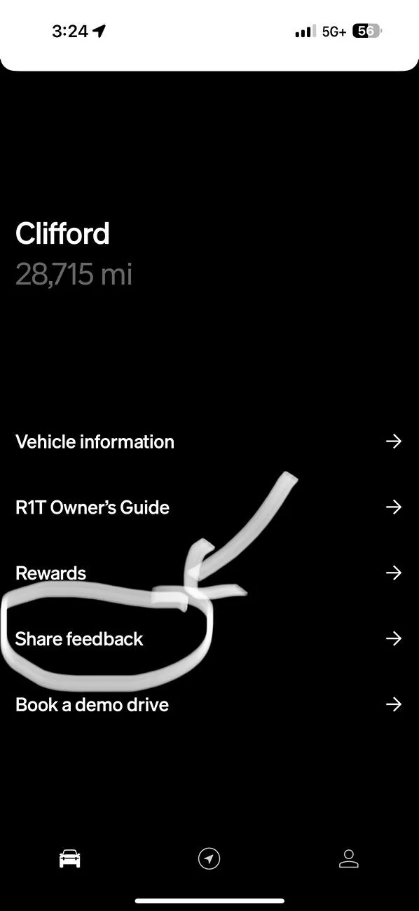 Rivian R1T R1S Driver controlled adjustable power bias and Alexa folding the mirrors IMG_5446