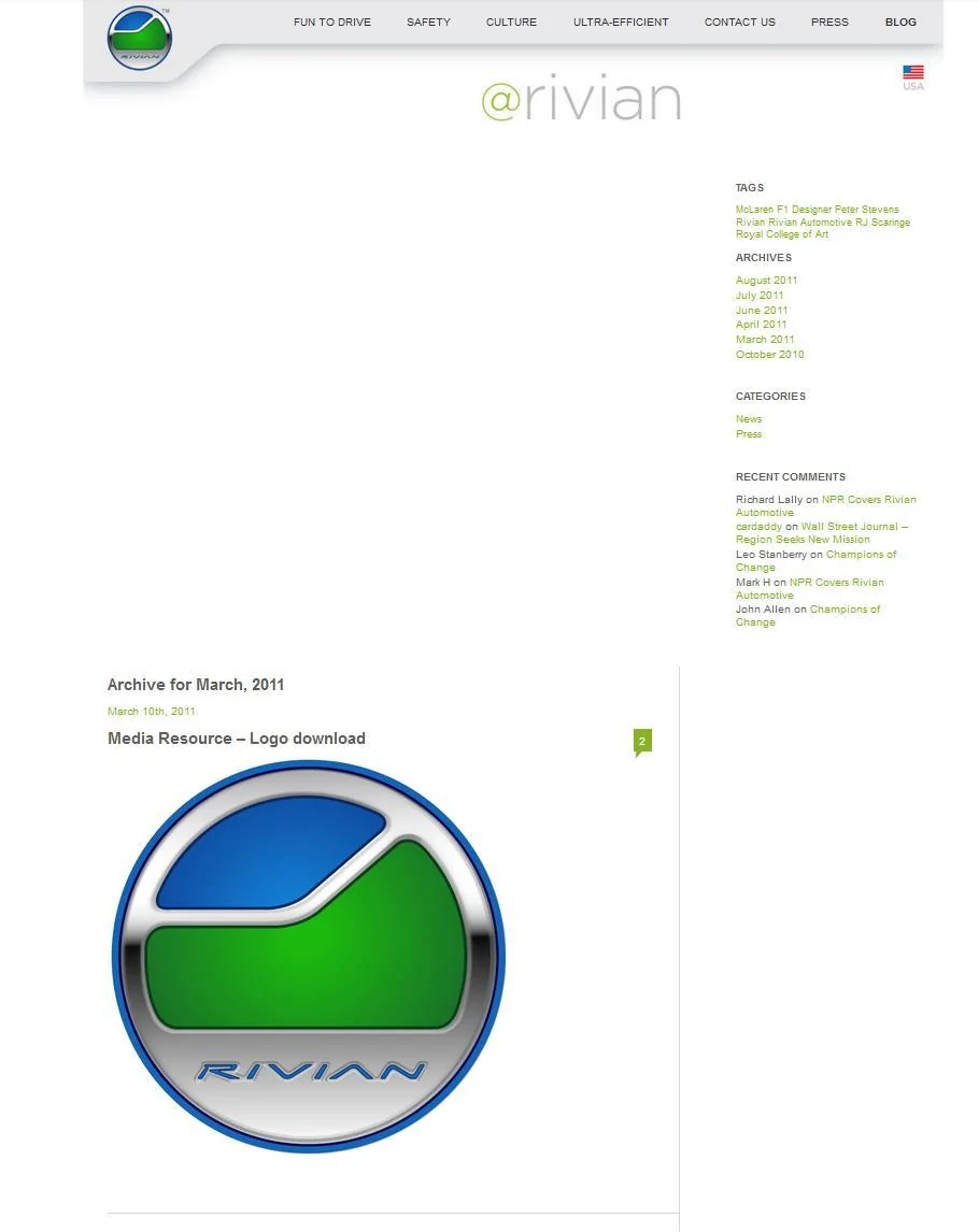 Rivian R1T R1S A History of Rivian (via its webpage) - Part 1 2