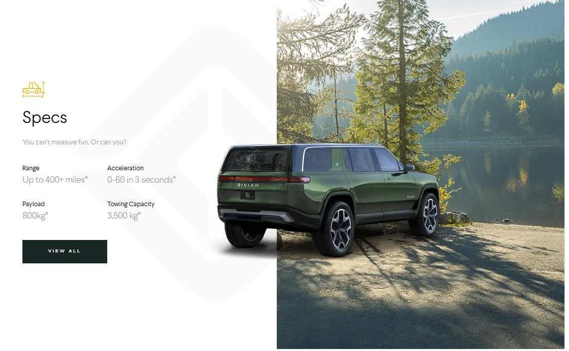 Rivian R1T R1S A History of Rivian (via its webpage) - Part 1 33