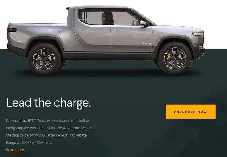 Rivian R1T R1S A History of Rivian (via its webpage) - Part 1 36