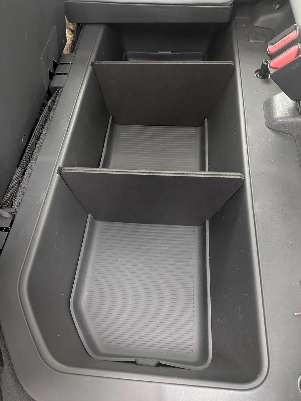 Rivian R1T R1S Underseat Partition Template PXL_20250210_203004500