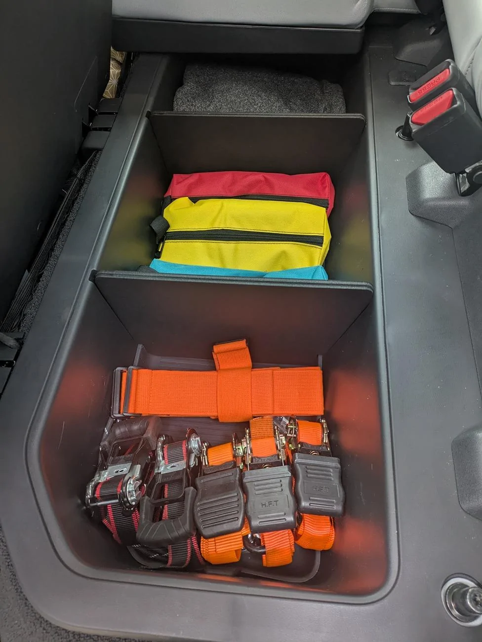 Rivian R1T R1S Underseat Partition Template PXL_20250210_203320848