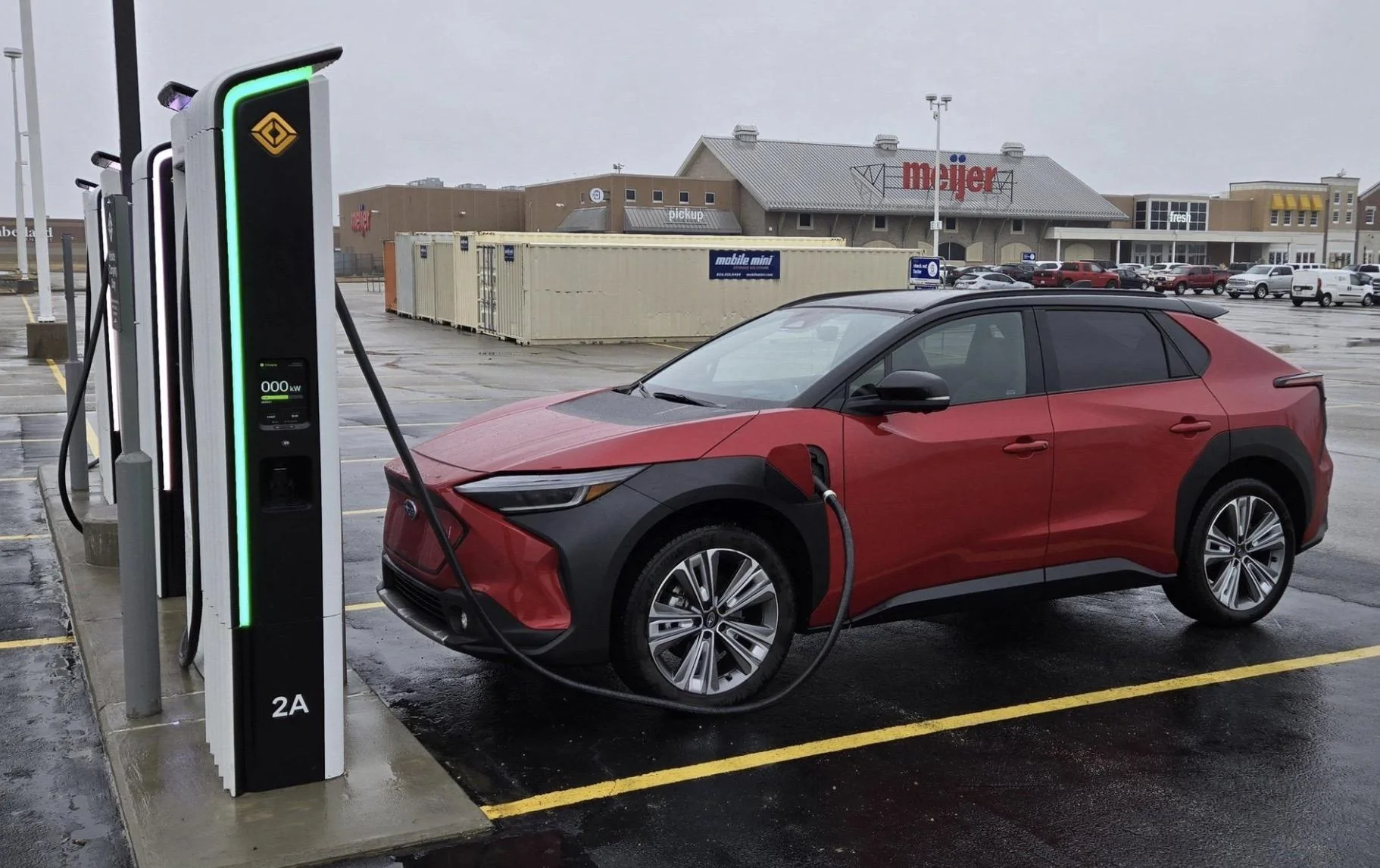 Rivian R1T R1S Springfield, Illinois RAN now open, with trailer friendly charger RAN rivian adventure network Springfield Illinois