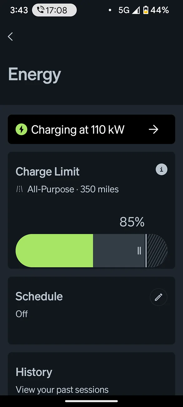 Rivian R1T R1S Rivian Adventure Network (RAN) Charging Rate 1000009151