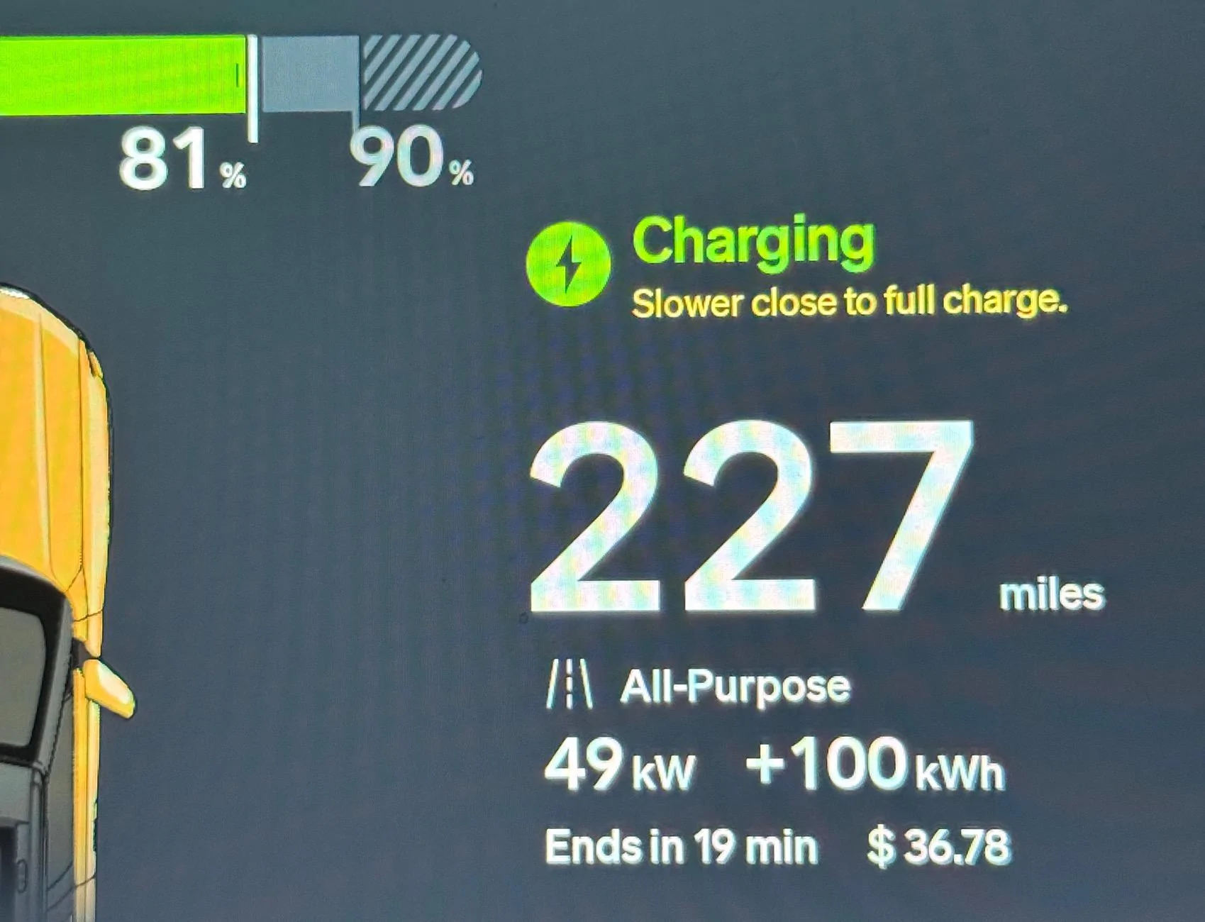Rivian R1T R1S Rivian now charging $.68 per kwh IMG_2010