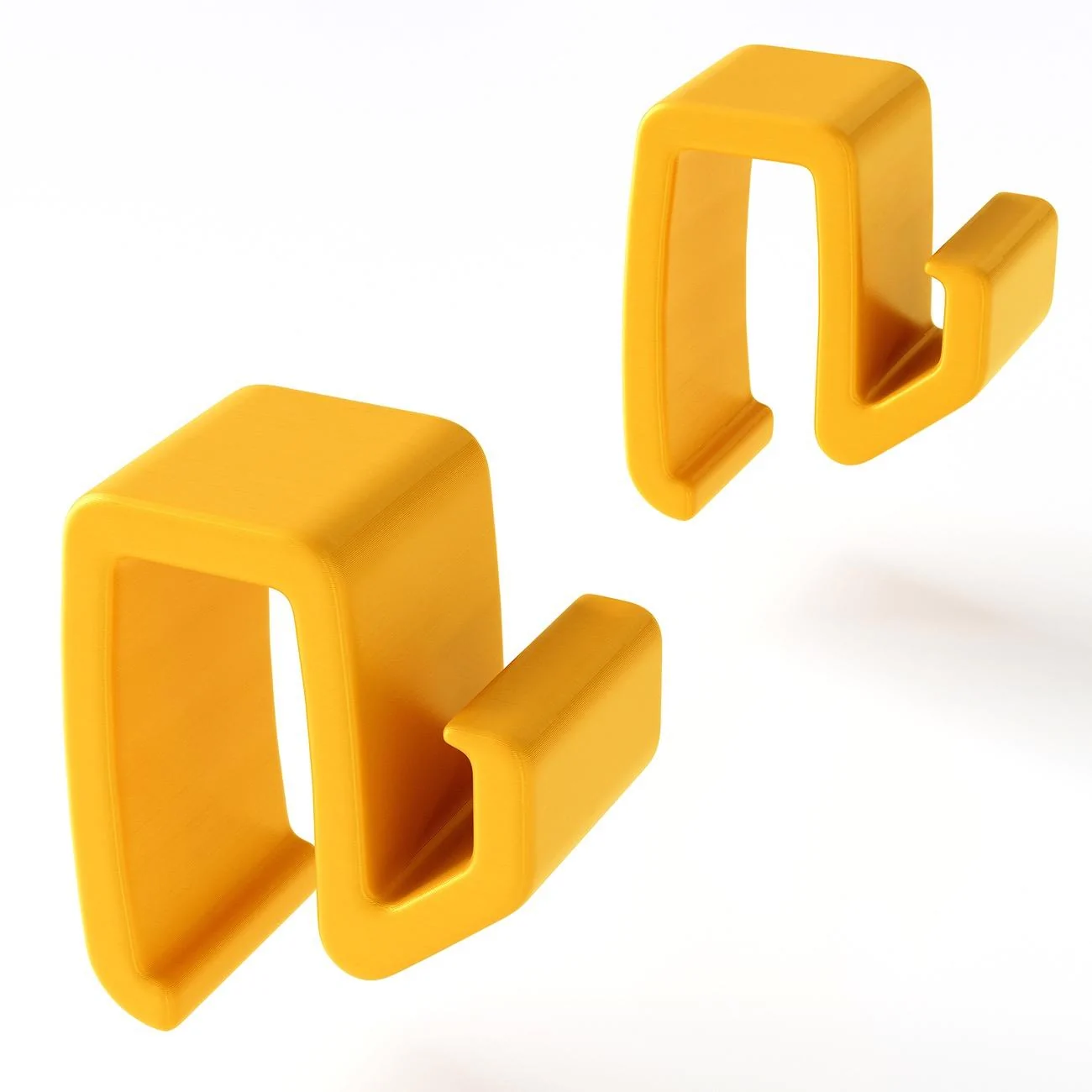 Rivian R1T R1S Coat Hanger Hooks for grab handles P1 - Yello