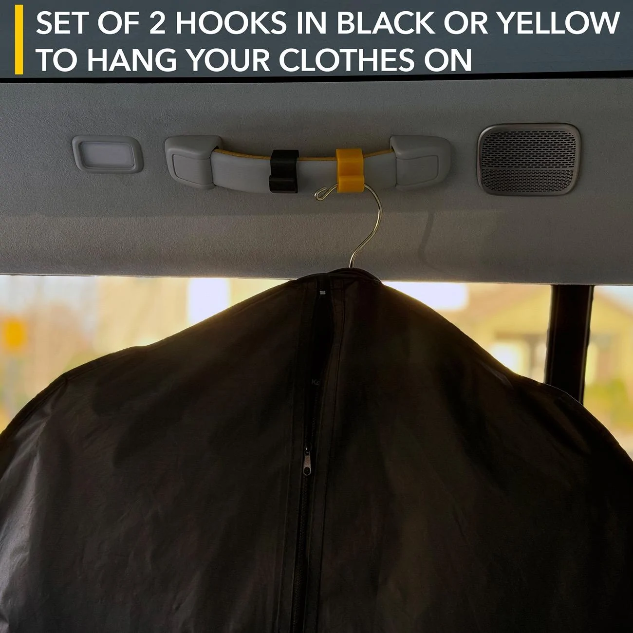 Rivian R1T R1S Coat Hanger Hooks for grab handles P3