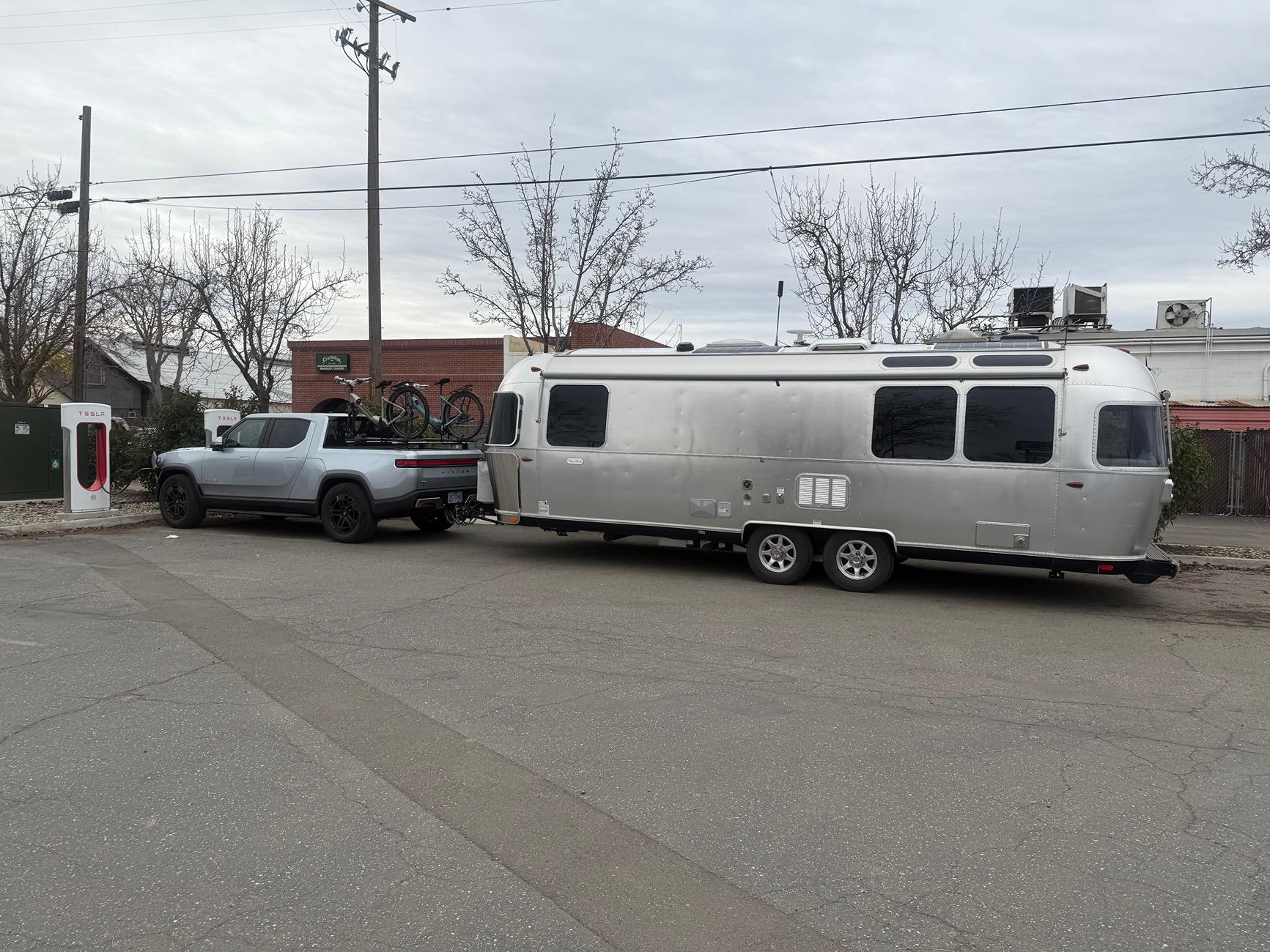 Rivian R1T R1S Bend OR to Temecula CA - Trailer Friendly Chargers list IMG_1035