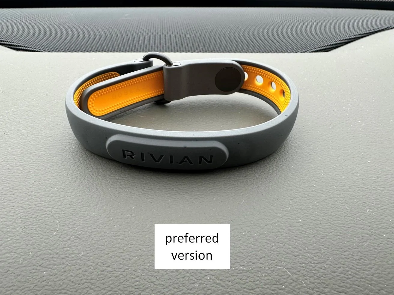 Rivian R1T R1S WTB - Rivian Key (Wrist) Band Wristband - yellow - 2