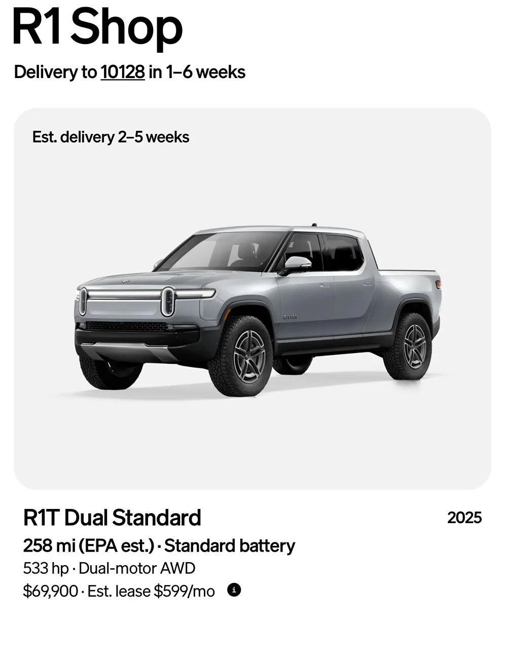 Rivian R1T R1S Q4 2024 Gross Profit of $170M for Rivian IMG_0496