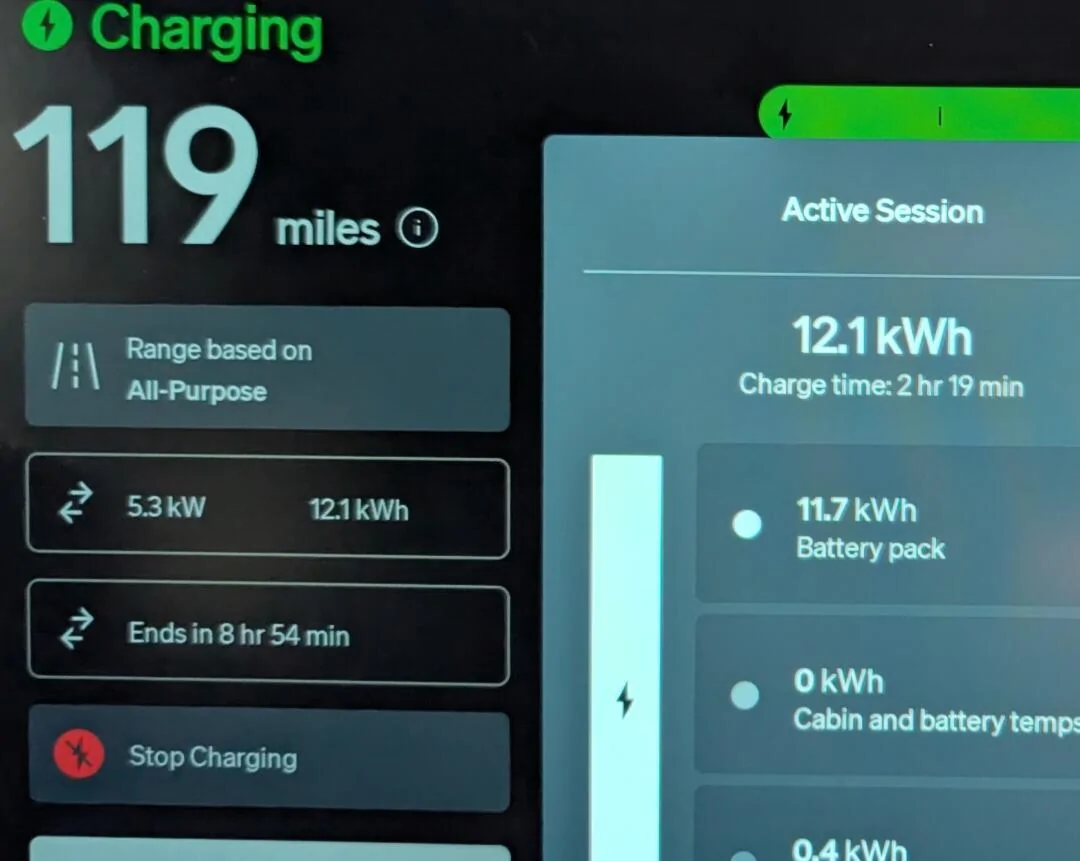 Rivian R1T R1S Charging Rivian with Home Generator 1000002854