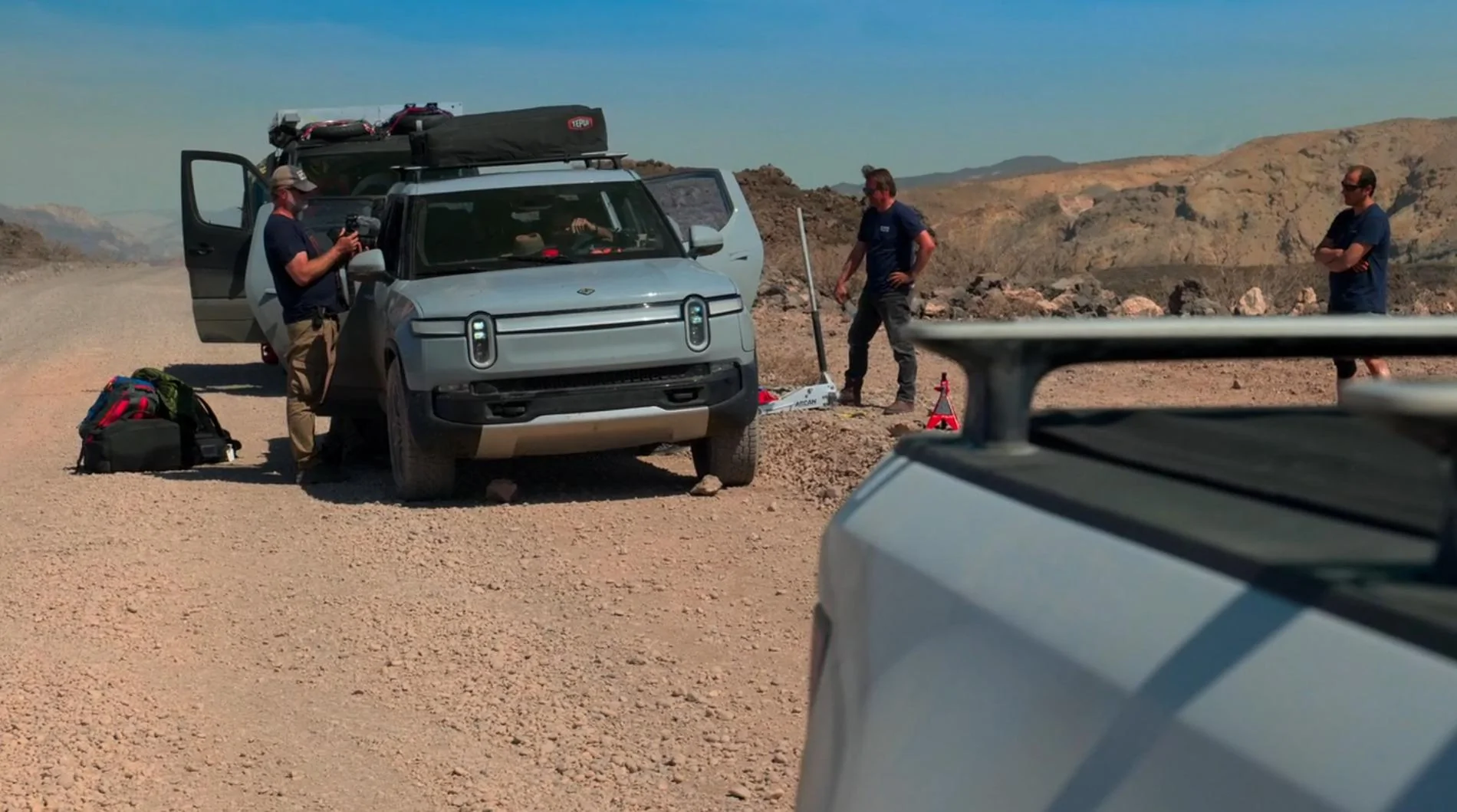 First Rivian Prototype Reminiscence: Photos of Rivian R1T Prototypes in the Documentary,