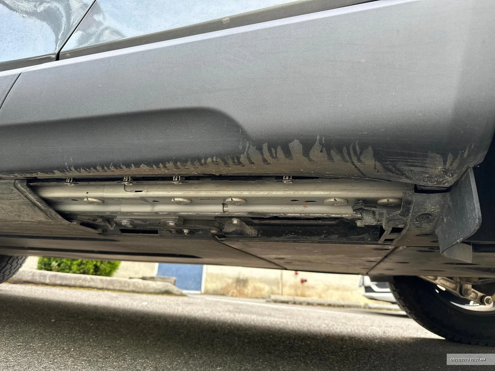 Rivian R1T R1S Plastic Mold on Underside Photo 07