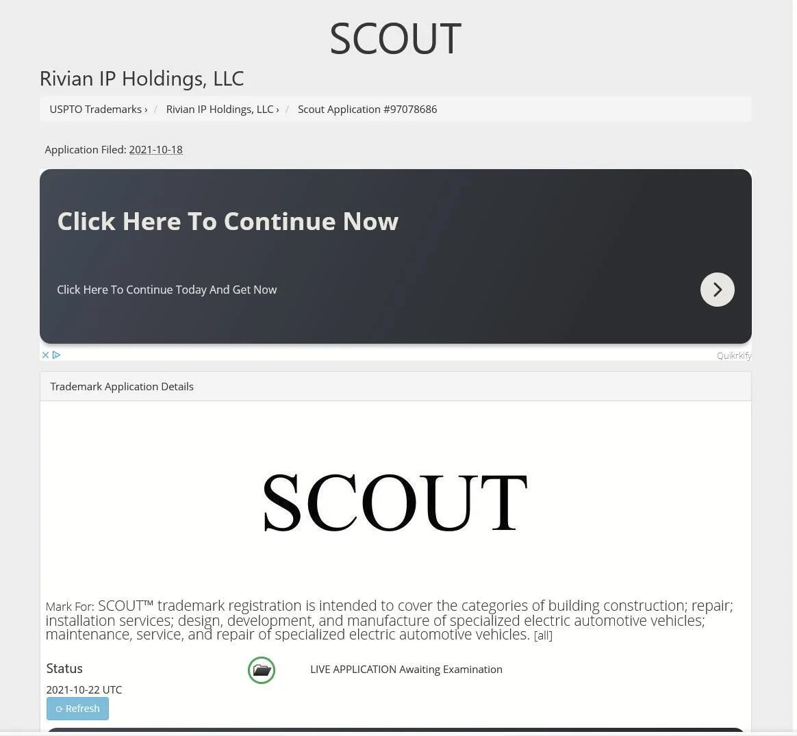 Rivian R1T R1S Cool Rivian Patent/TradeMark Info 1741102369461-na