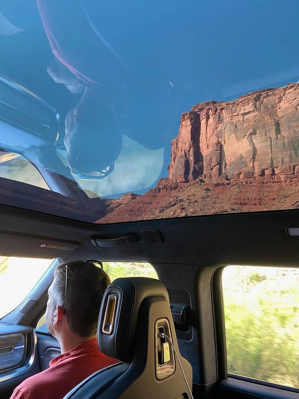 Rivian R1T R1S Visibility differences between default Panoramic Roof versus Dynamic Glass Roof (DSG) 1741118881578-3t