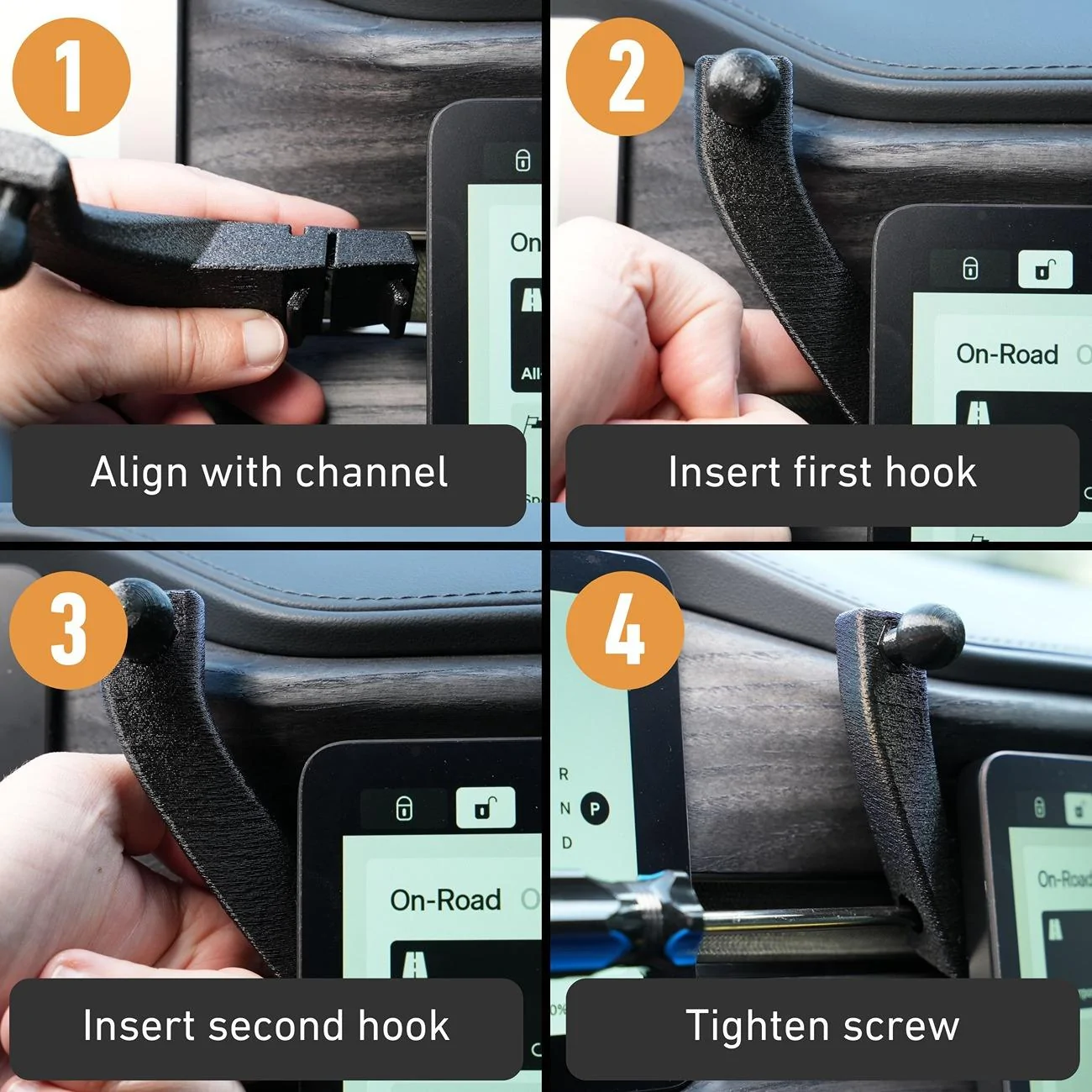 Rivian R1T & R1S Dash Anchor Clamp Arm Instructions.jpg
