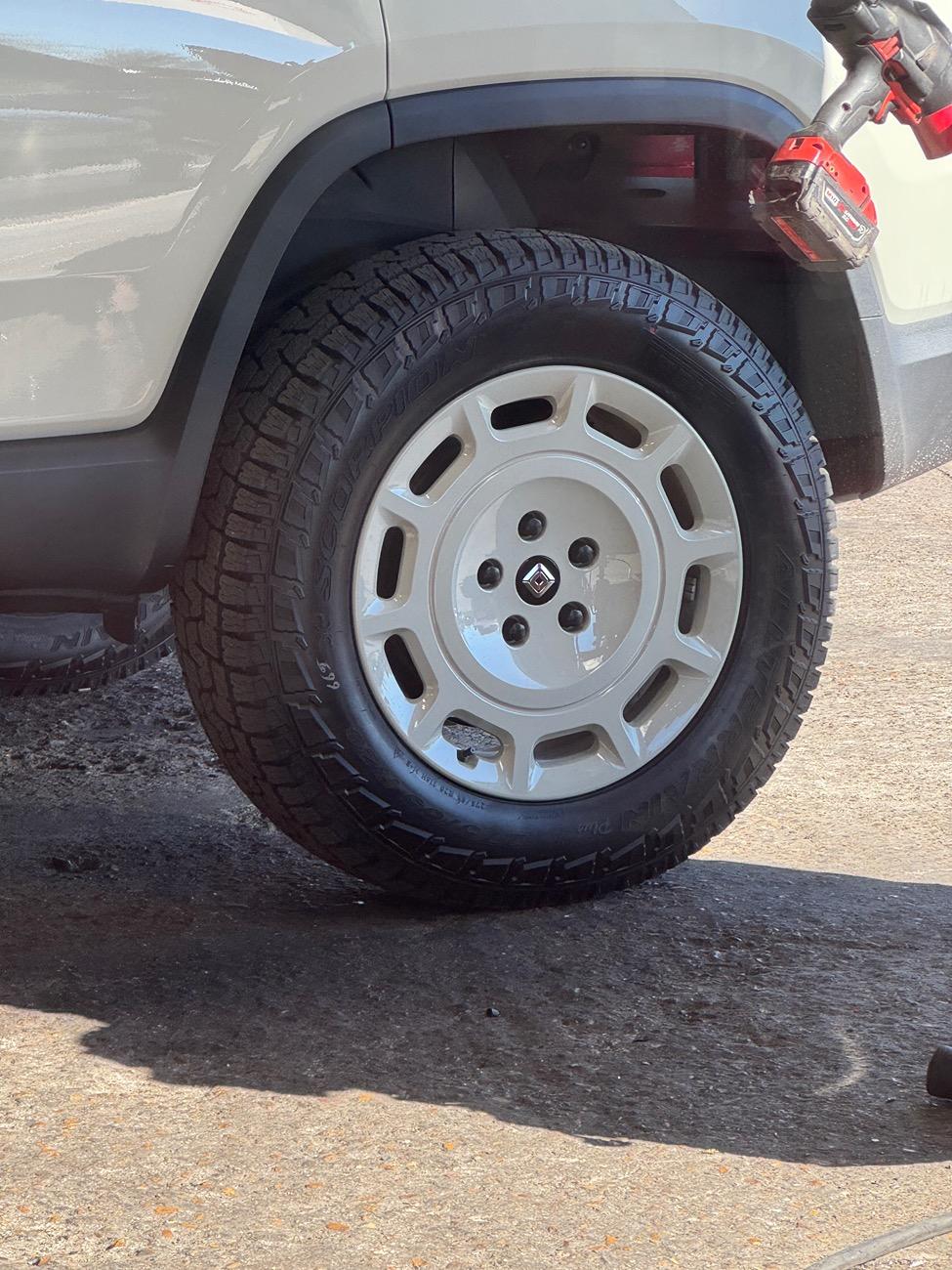 Rivian R1T R1S R1S Dune with Michelin Defender LTX M/2 Tires (275/60/R20) IMG_1442