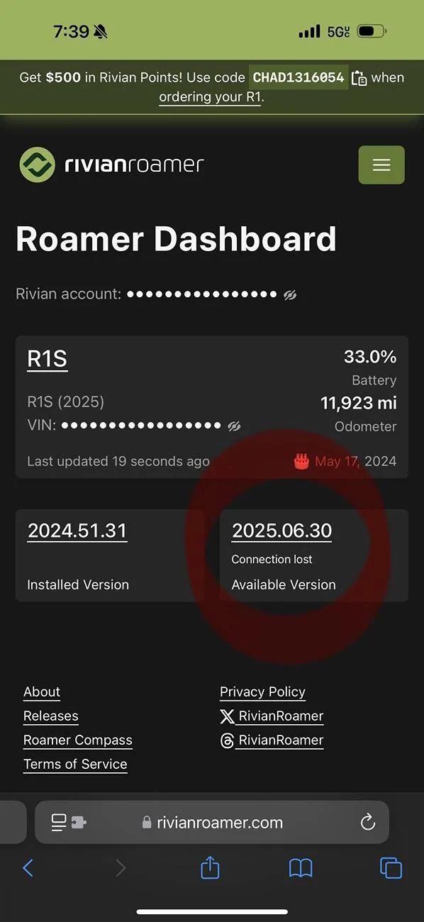 Rivian R1T R1S Update 2025.06 is out! IMG_1316