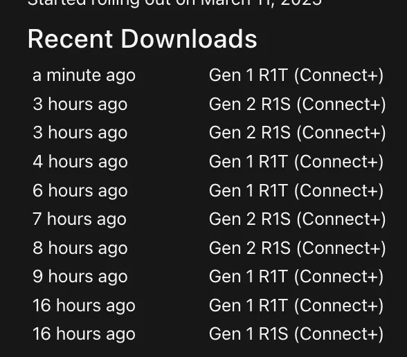 Rivian R1T R1S Update 2025.06 is out! Screenshot 2025-03-13 at 1.33.54 PM