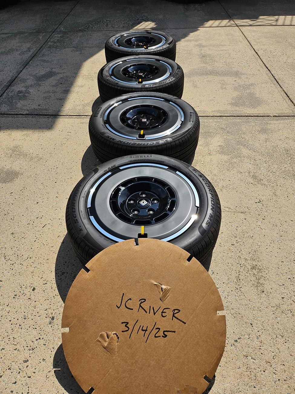Rivian R1T R1S WTS 22" Range Wheels- Price lowered! $2800 OBO 20250314_130348