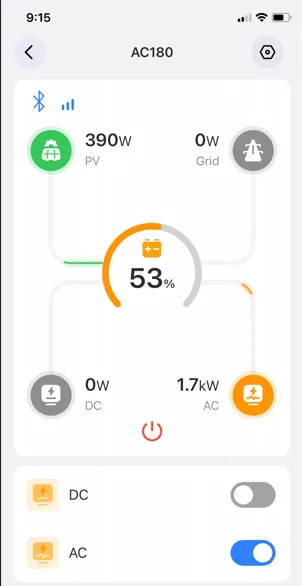 Rivian R1T R1S Bluetti AC180 Power Battery Pack - Charging While Using 1742230414941-ao
