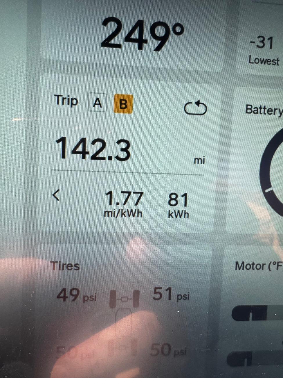 Rivian R1T R1S 70 mph Range Test - Tri / Max / Defenders / Conserve = 335 miles IMG_2982