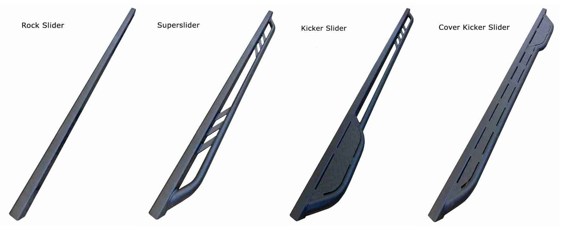 Rivian R1T R1S Initial Comparison of Running Boards and Rock Sliders Rocky Road Options