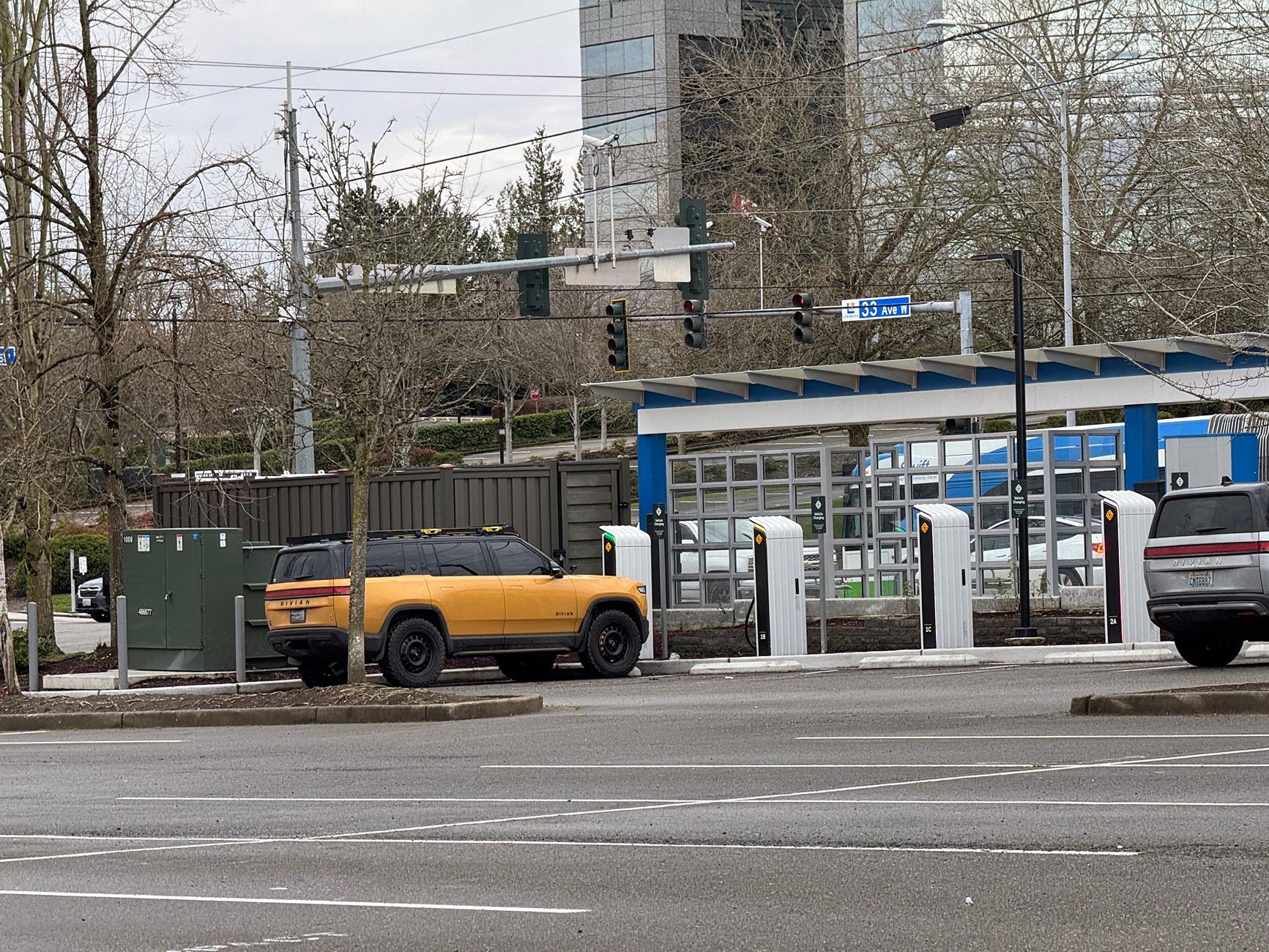 Rivian R1T R1S Rivian RAN Charging Network ranks tops in reliability, equaling Tesla Superchargers IMG_1477