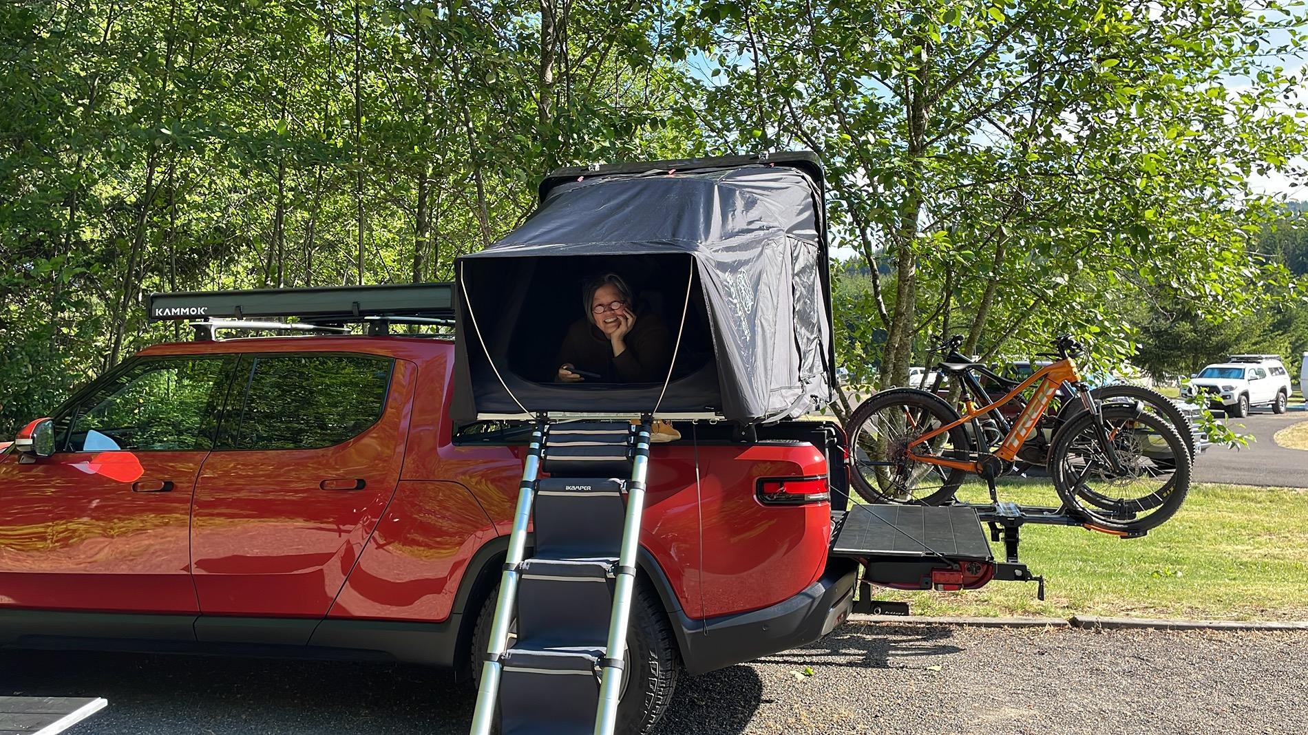 Rivian R1T R1S New Rivian x iKamper Skycamp Mini for R1T/R1S 499FECBC-128C-4E48-9ED1-7A5E4EE9C004