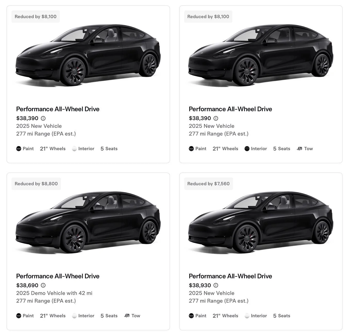 Rivian R1T R1S Tesla trade-ins data Screenshot 2025-03-21 at 17.42.16