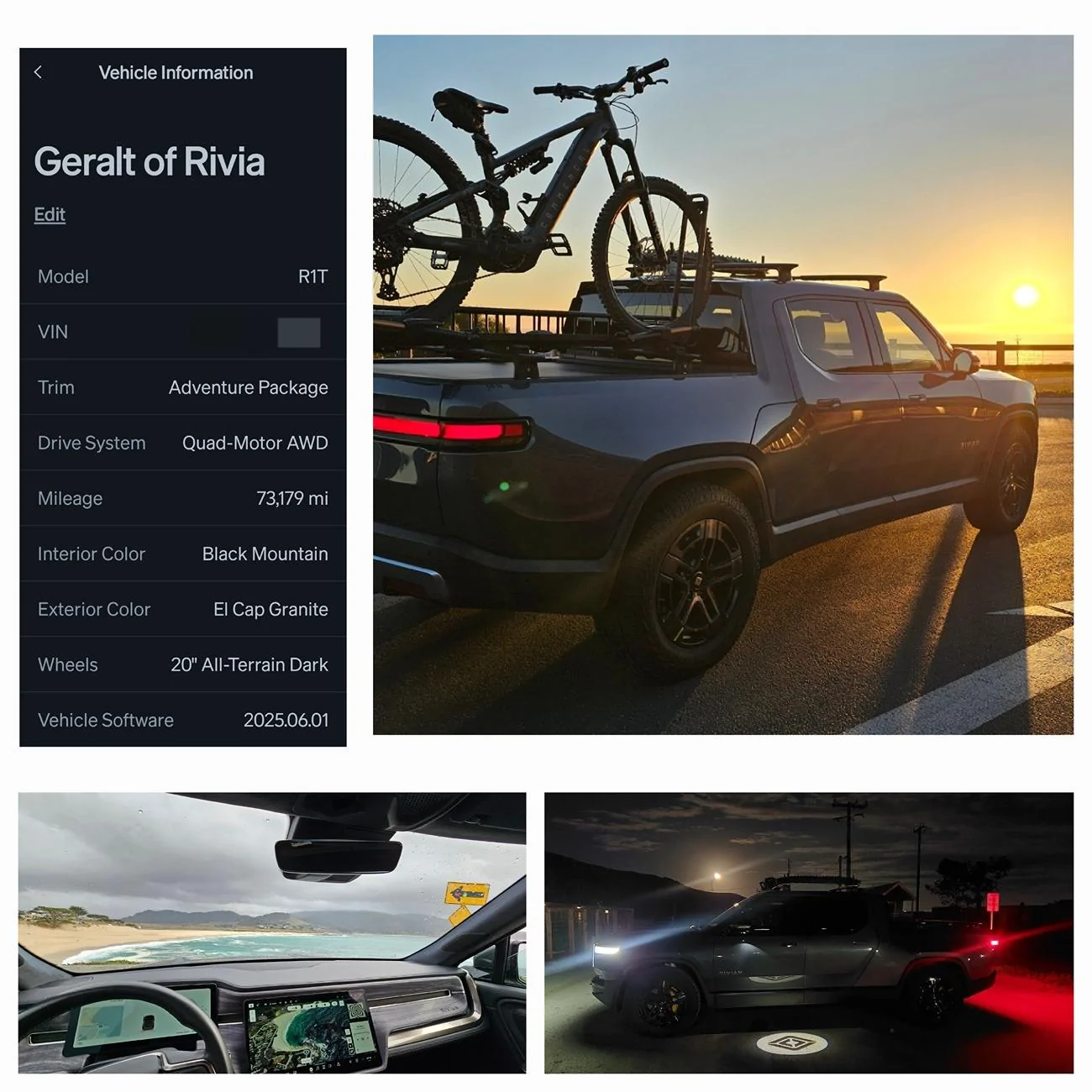 Rivian R1T R1S What'd you name / nickname your Rivian? Geralt of Rivia