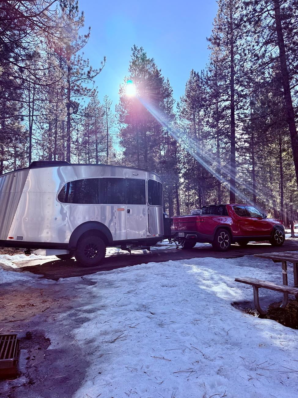 Rivian R1T R1S 2023 R1T Quad, trip down the Oregon Coast Towing Airstream Basecamp IMG_1042