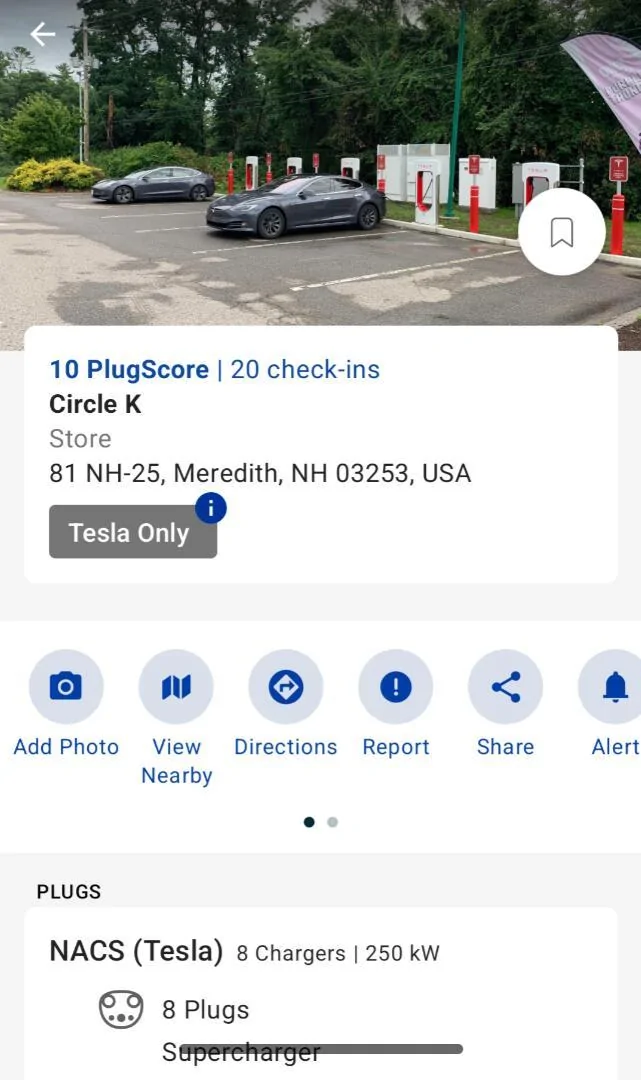 Rivian R1T R1S Charging at Tesla charges 1000003194