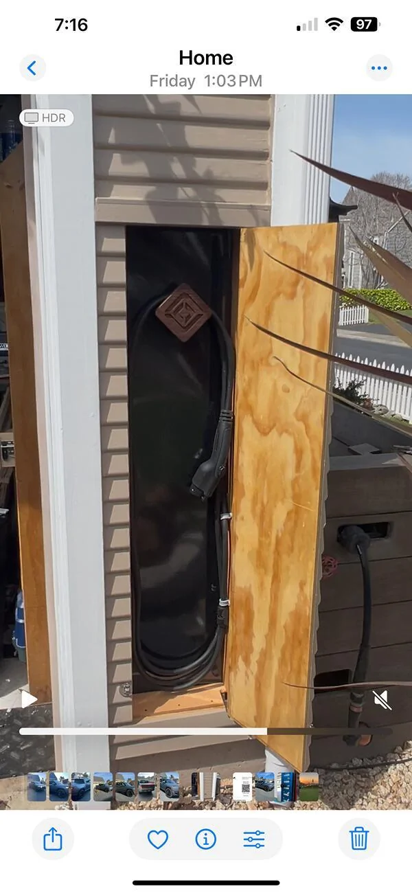 Rivian R1T R1S Show off your Level 2 Home Charger installs here IMG_5001