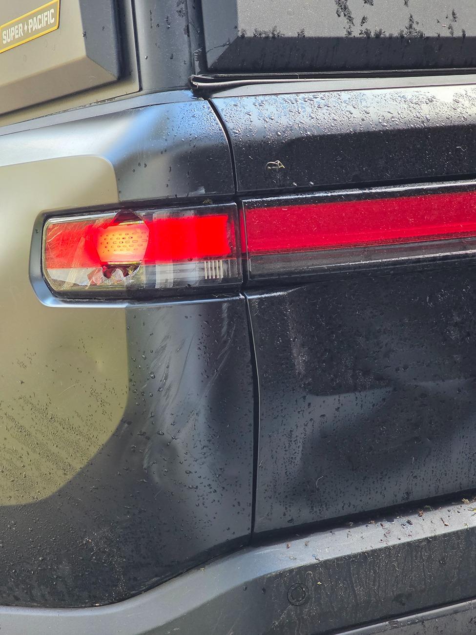 Rivian R1T R1S Amazing solo camping trip turned into self recovery, body damage, and a week long ordeal to get it all fixed 20250316_114541
