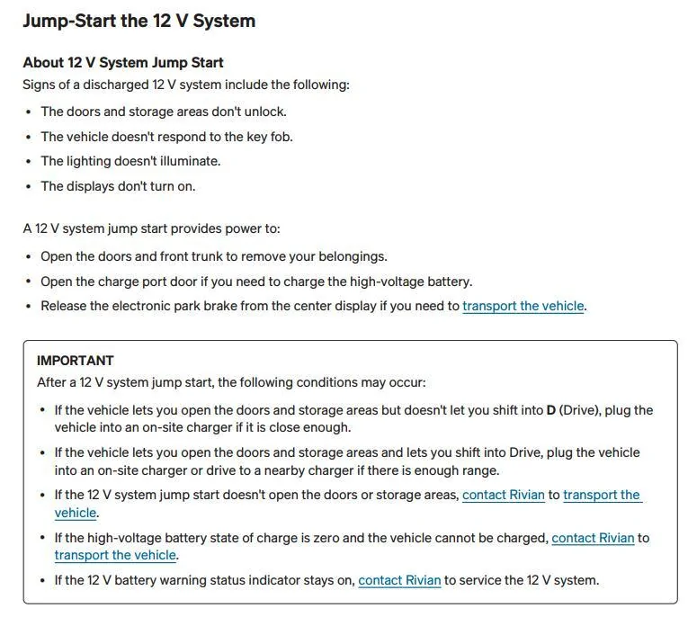Rivian R1T R1S Official RIVIAN 12V Jump Instructions - Updated! 1742936621037-ni