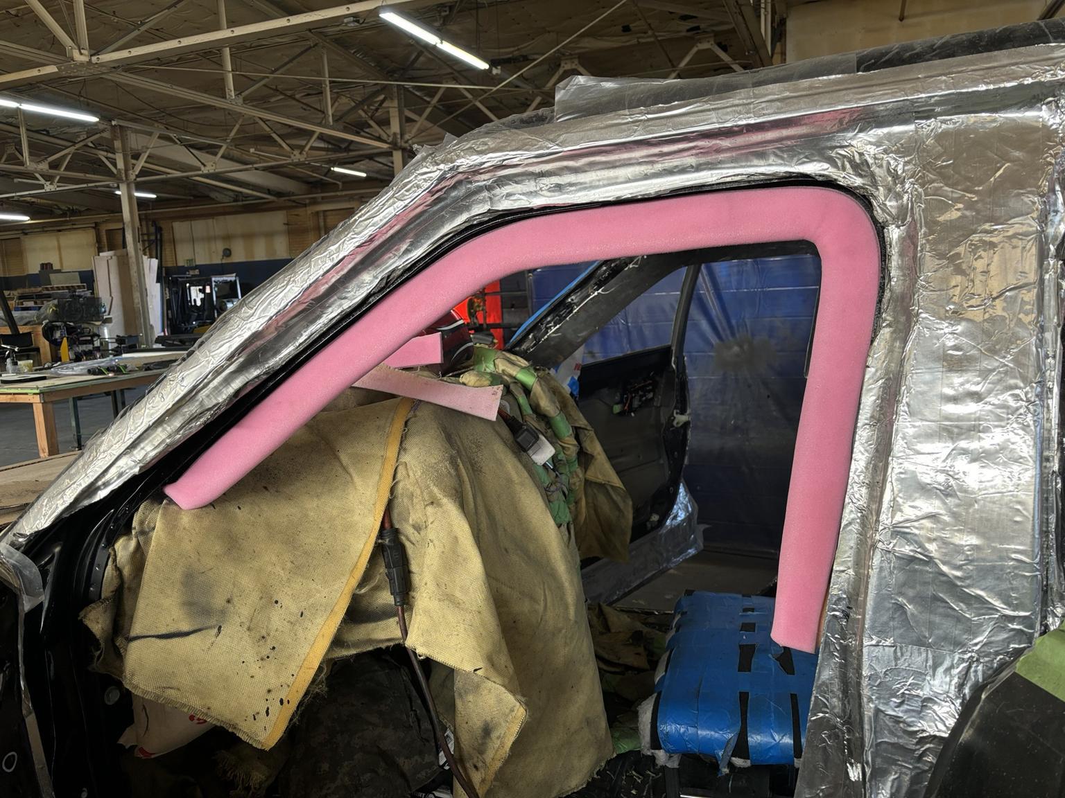 Rivian R1T R1S Did someone say Armor? Real Ballistic Armored (Bulletproof) R1S Tri Motor in production process... image_0 11.JPG