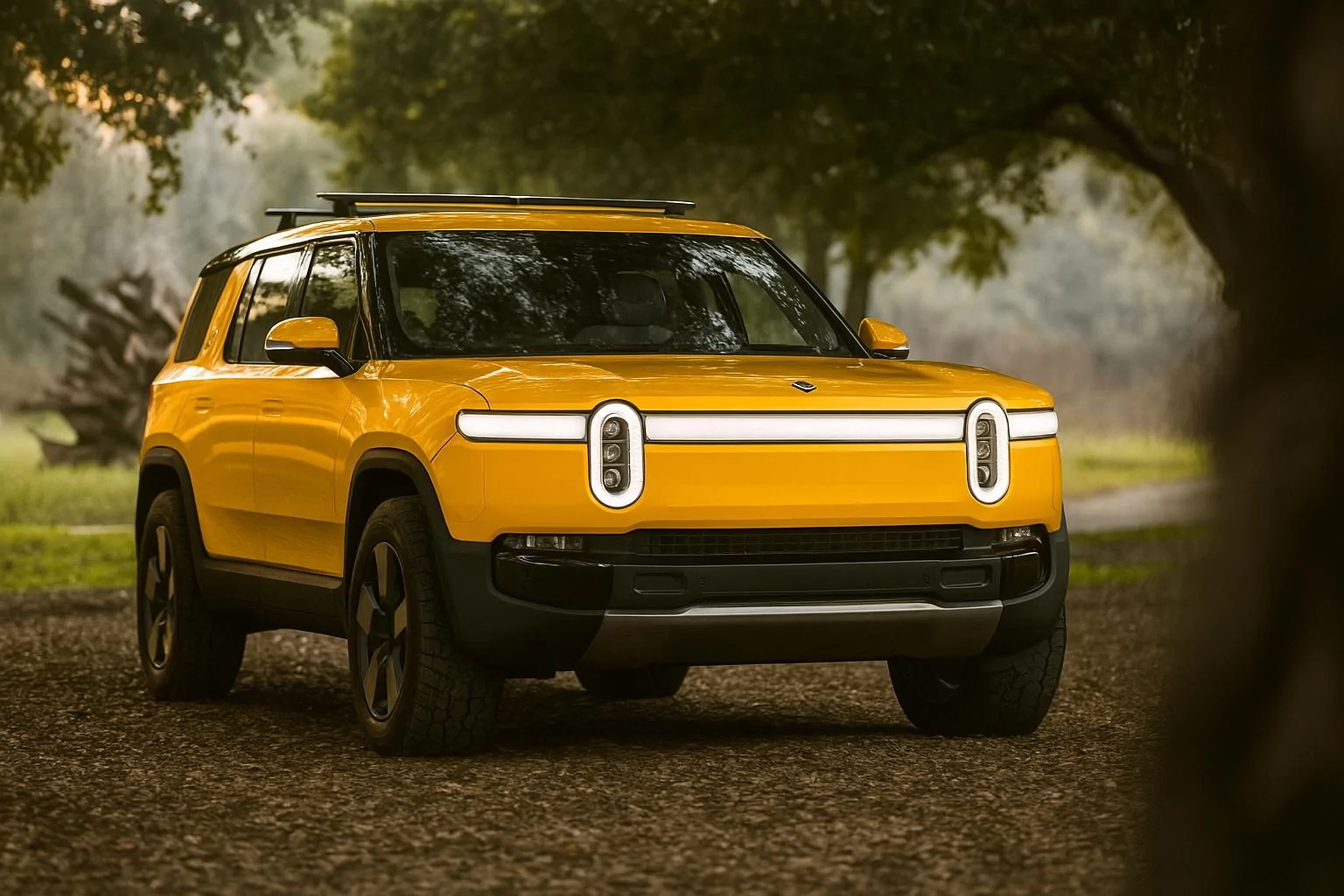 Rivian R1T R1S R2S GPT Renders Compass Yellow 